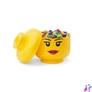 Kép 2/6 - Tárolódoboz, fej, nagy, LEGO, Girl