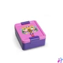 Kép 1/3 - Uzsonnás doboz, LEGO "Bee", lila-rózsaszín-mintás
