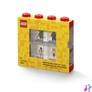 Kép 1/3 - Gyűjtődoboz, minifiguráknak, 8 rekesz, LEGO, piros