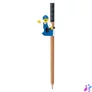 Kép 2/2 - Színes ceruza készlet, mini figurával, LEGO, 12 különböző szín
