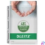 Kép 4/7 - Katalógustartó genotherm, lefűzhető, A4, 170 mikron, narancsos felület, 20 mm, LEITZ "Jumbo Extra"