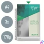 Kép 6/7 - Katalógustartó genotherm, lefűzhető, A4, 170 mikron, narancsos felület, 20 mm, LEITZ "Jumbo Extra"