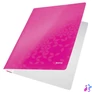Kép 2/5 - Gyorsfűző, laminált karton, A4, LEITZ "Wow", rózsaszín