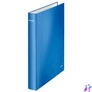 Kép 1/5 - Gyűrűs könyv, 2 gyűrű, D alakú, 40 mm, A4 Maxi, karton, LEITZ "Wow", kék