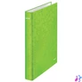 Kép 1/5 - Gyűrűs könyv, 4 gyűrű, D alakú, 40 mm, A4 Maxi, karton, LEITZ "Wow", zöld