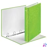 Kép 3/5 - Gyűrűs könyv, 4 gyűrű, D alakú, 40 mm, A4 Maxi, karton, LEITZ "Wow", zöld