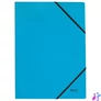 Kép 1/4 - Gumis mappa, karton, A4, LEITZ "Recycle", kék