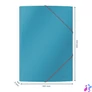 Kép 4/5 - Gumis mappa, 15 mm, karton, A4, LEITZ "Cosy", nyugodtkék