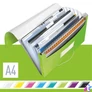 Kép 2/5 - Harmonikamappa, A4, PP, 6 rekeszes, LEITZ "Wow", zöld