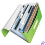 Kép 4/5 - Harmonikamappa, A4, PP, 6 rekeszes, LEITZ "Wow", zöld