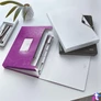 Kép 3/5 - Harmonikamappa, A4, PP, 6 rekeszes, LEITZ "Wow", lila