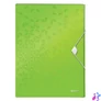 Kép 2/5 - Gumis mappa, 30 mm, PP, A4, LEITZ "Wow Jumbo", zöld