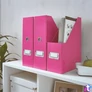 Kép 3/5 - Iratpapucs, PP/karton, 95 mm, LEITZ "Click&Store", rózsaszín