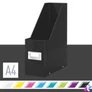 Kép 2/5 - Iratpapucs, PP/karton, 95 mm, LEITZ "Click&Store", fekete