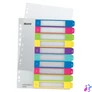 Kép 1/6 - Regiszter, műanyag, A4 Maxi, 1-10, LEITZ "Wow"