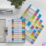 Kép 2/6 - Regiszter, műanyag, A4 Maxi, 1-10, LEITZ "Wow"