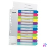 Kép 4/6 - Regiszter, műanyag, A4 Maxi, 1-12, LEITZ "Wow"