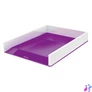 Kép 1/5 - Irattálca, műanyag, kettős színhatású, LEITZ "Wow", lila