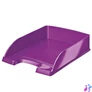 Kép 2/4 - Irattálca, műanyag, LEITZ "Wow", lila