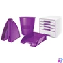 Kép 4/4 - Irattálca, műanyag, LEITZ "Wow", lila