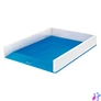 Kép 1/5 - Irattálca, műanyag, kettős színhatású, LEITZ "Wow", kék