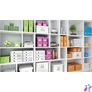Kép 4/4 - Irattároló, laminált karton, 3 fiókos, LEITZ "Click&Store", fehér