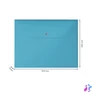 Kép 4/6 - Irattartó tasak, 2 zsebes, A4, PP, pantentos, LEITZ "Cosy", nyugodtkék