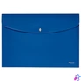 Kép 1/4 - Irattartó tasak, A4, PP, patentos, LEITZ "Recycle", kék