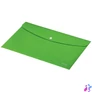 Kép 3/4 - Irattartó tasak, A4, PP, patentos, LEITZ "Recycle", zöld