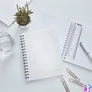 Kép 7/10 - Spirálfüzet, A5, kockás, 80 lap, LEITZ "Wow", fehér