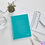 Kép 3/10 - Spirálfüzet, A5, vonalas, 80 lap, LEITZ "Wow", jégkék