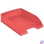 Kép 2/5 - Irattálca, műanyag, A4, LEITZ "Recycle", piros