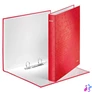 Kép 2/3 - Gyűrűs könyv, 2 gyűrű, D alakú, 40 mm, A4 Maxi, karton, LEITZ "Wow", piros