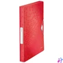Kép 1/4 - Gumis mappa, 30 mm, PP, A4, LEITZ "Wow Jumbo", piros