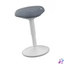 Kép 2/7 - Ülőszék, billenő, ergonomikus, LEITZ "Ergo Active", világosszürke