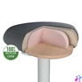 Kép 3/7 - Ülőszék, billenő, ergonomikus, LEITZ "Ergo Active", világosszürke