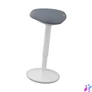 Kép 2/9 - Állószék, billenő, ergonomikus, LEITZ "Ergo Active", világosszürke