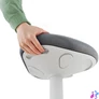 Kép 6/9 - Állószék, billenő, ergonomikus, LEITZ "Ergo Active", világosszürke