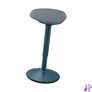 Kép 2/9 - Állószék, billenő, ergonomikus, LEITZ "Ergo Active", sötétszürke