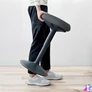Kép 8/9 - Állószék, billenő, ergonomikus, LEITZ "Ergo Active", sötétszürke