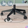 Kép 3/7 - Munkaszék, görgős, ergonomikus, LEITZ "Ergo Comfort Active", világosszürke