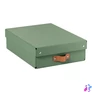 Kép 1/5 - Tárolódoboz, M méret, alacsony, LEITZ "Puro", zsályazöld