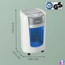 Kép 10/10 - Iratmegsemmisítő, mikrokonfetti, 6 lap, LEITZ "IQ OptiMax Home Office 225 P5"