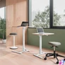 Kép 7/8 - Ülő/álló laptop asztal, LEITZ "Ergo"