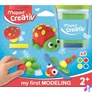 Kép 2/5 - Gyurma készlet, 4x114 g, MAPED CREATIV "Pat Dough Classic", vegyes színek
