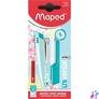 Kép 2/4 - Tűzőgép, 24/6, 26/6, 20 lap, MAPED "Universal Metal Half-Strip Pastel", pasztell türkiz