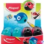 Kép 2/2 - Hegyező display, egylyukú, tartályos, MAPED "Croc Croc Easy", katica és bálna, vegyes formák