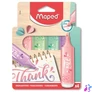 Kép 1/4 - Szövegkiemelő készlet, 1-5 mm, MAPED "Fluo Peps Flex Pastel", pasztell szín, vegyes készletek