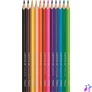 Kép 2/4 - Színes ceruza készlet, háromszögletű, MAPED "Color`Peps Star", 12 különböző szín