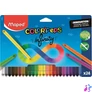 Kép 1/7 - Színes ceruza készlet, háromszögletű, MAPED "Color`Peps INFINITY", 24 különböző szín